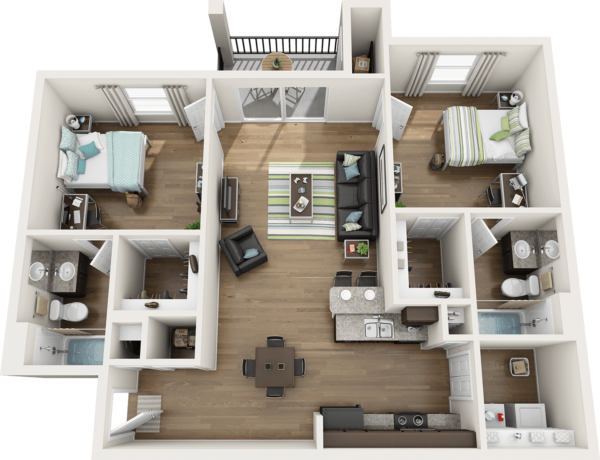 Student Housing Denton | Floor Plans | Forum at Denton Station