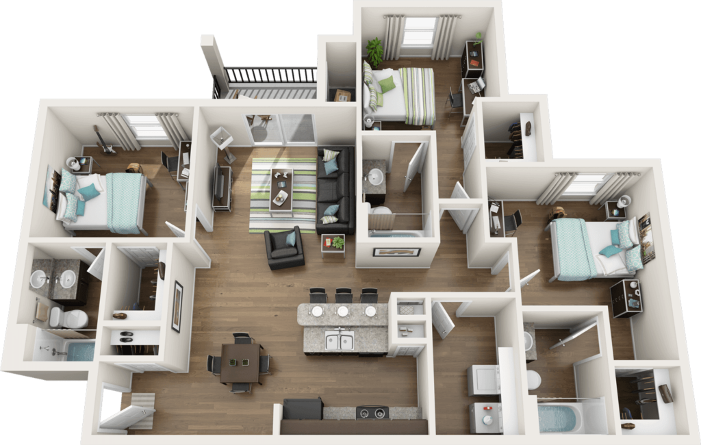 Student Housing Denton | Floor Plans | Forum at Denton Station