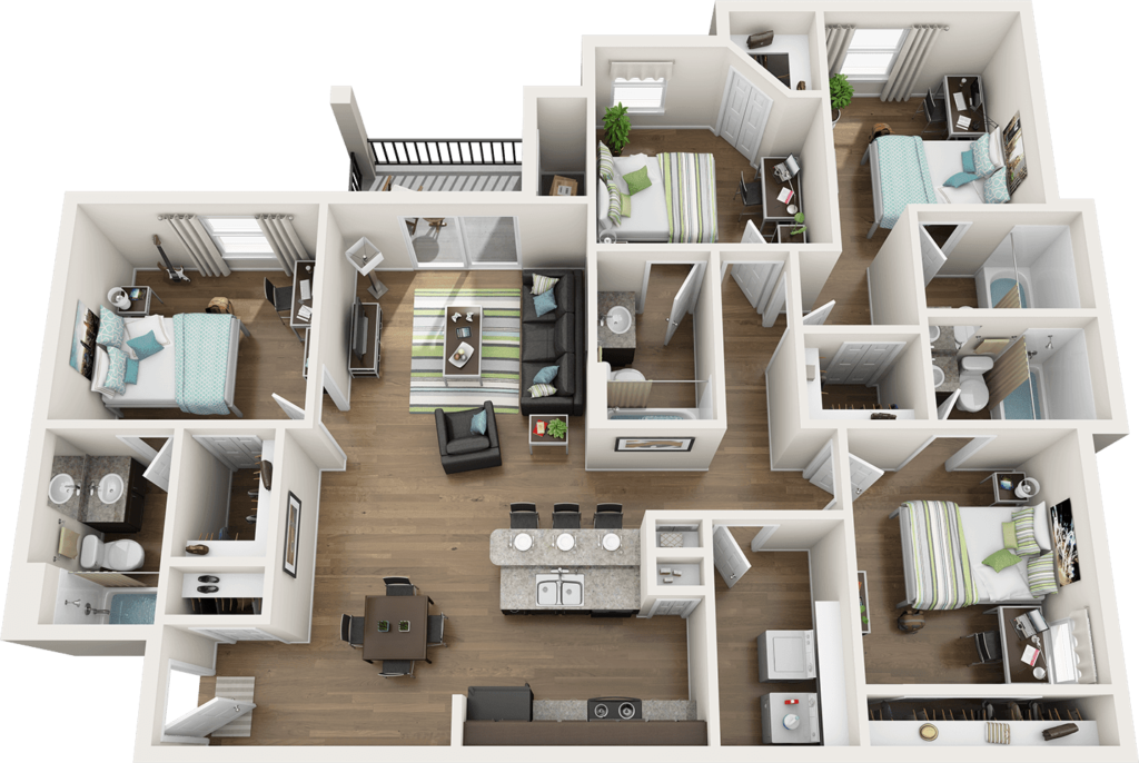 Student Housing Denton | Floor Plans | Forum at Denton Station